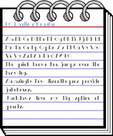 PC Ragtime Regular Font