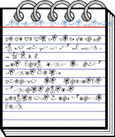 Pea Karen's Doodles Regular Font