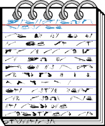 PeaceWeapons Font