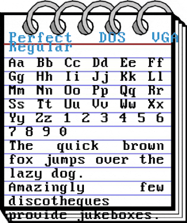 Perfect DOS VGA 437 Regular Font