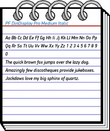 PF DinDisplay Pro Font