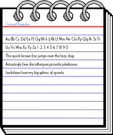 Consul Regular Font