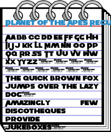 Planet of the Apes Regular Font