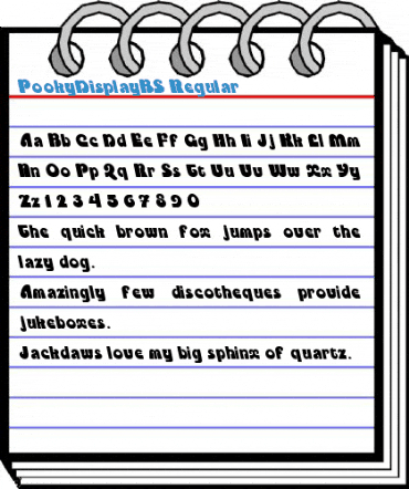 PookyDisplayBS Regular Font