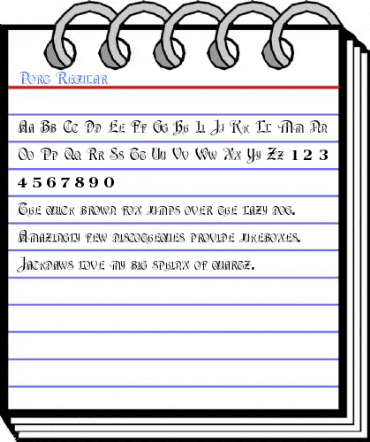 Port Regular Font