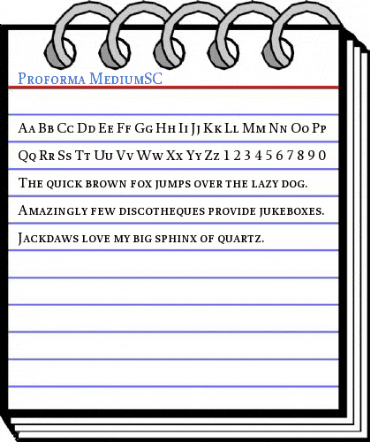 Proforma MediumSC Font