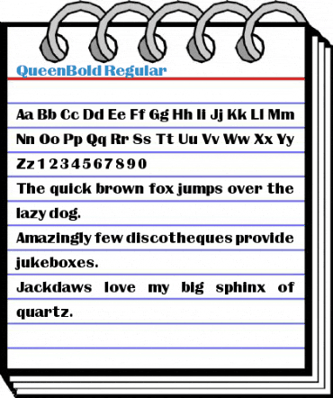 QueenBold Regular Font