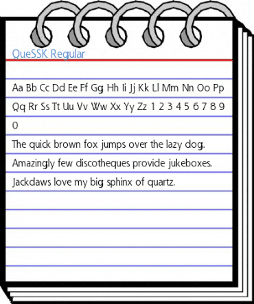 QueSSK Font