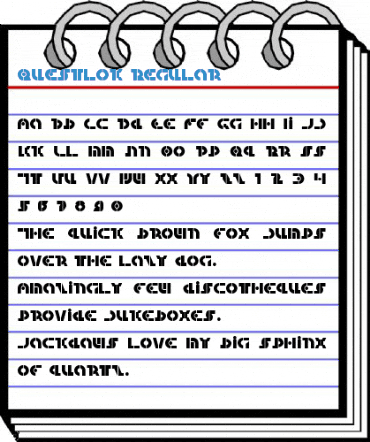 Questlok Regular Font