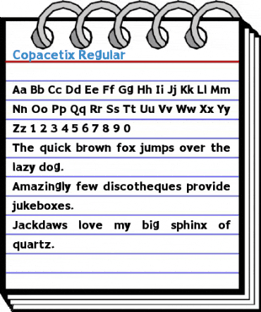 Copacetix Font