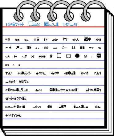 Roadgeek 2005 Icons Regular Font