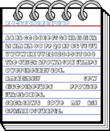 RockFont Regular Font