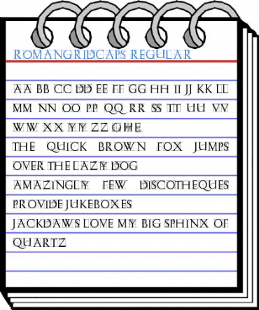 RomanGridCaps Font