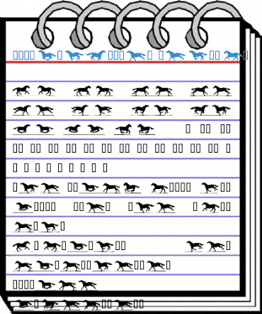 RunningHorses Font