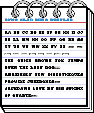 Ryno Slab Demo Regular Font