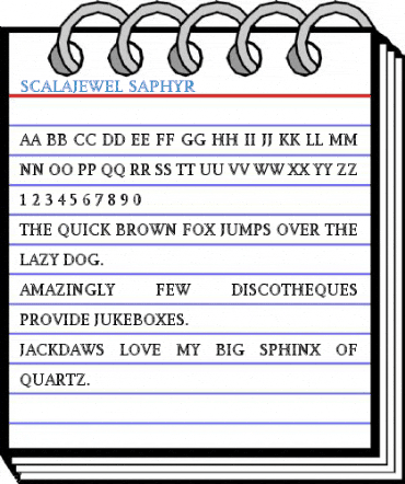 ScalaJewel Saphyr Font