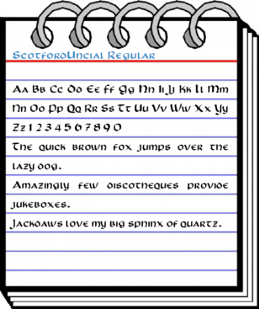 ScotfordUncial Regular Font