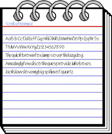 Scribe Normal Font