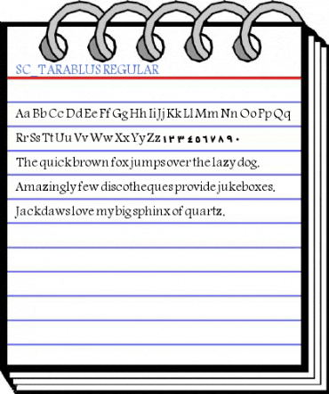 SC_TARABLUS REGULAR Font