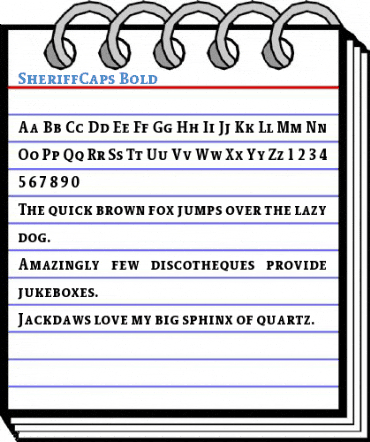 SheriffCaps Font