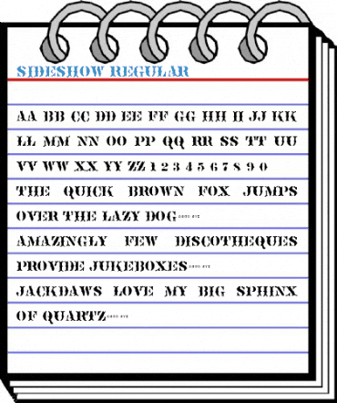 Sideshow Font