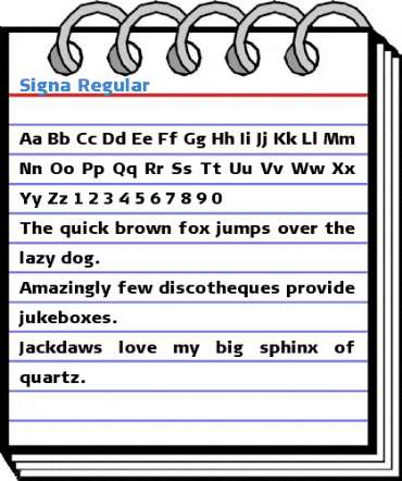 Signa Regular Font