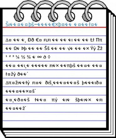 SignaCaps-BookExpert Regular Font