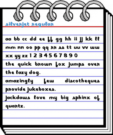 Silverjet Font