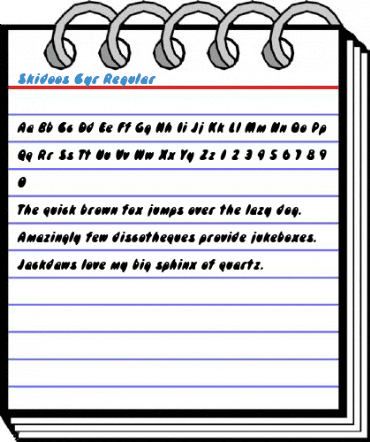 Skidoos Cyr Regular Font