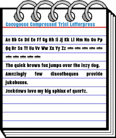 Cocogoose Compressed Trial Font