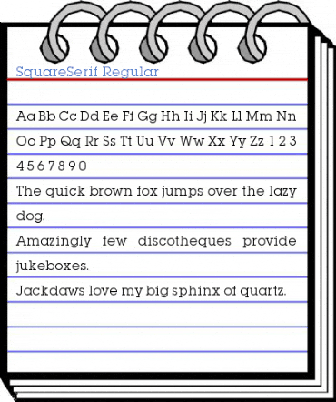 SquareSerif Regular Font