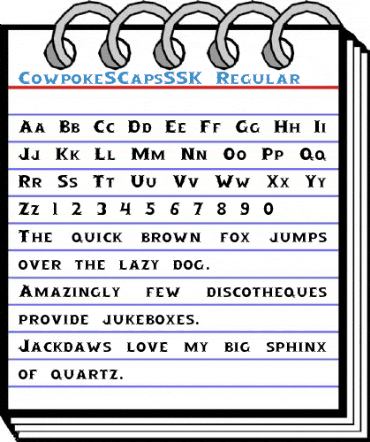 CowpokeSCapsSSK Font