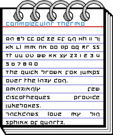 CQNMolecular Thermo Font