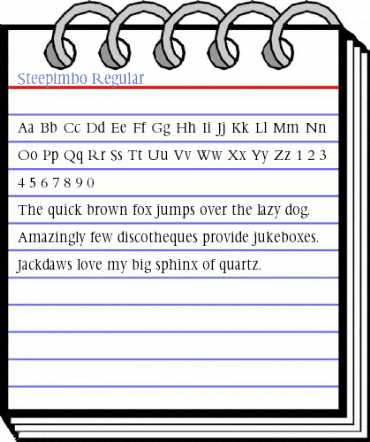 Steepimbo Font
