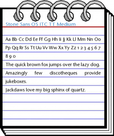Stone Sans OS ITC TT Font