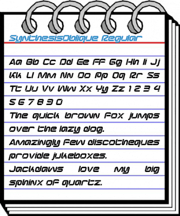 SynthesisOblique Font