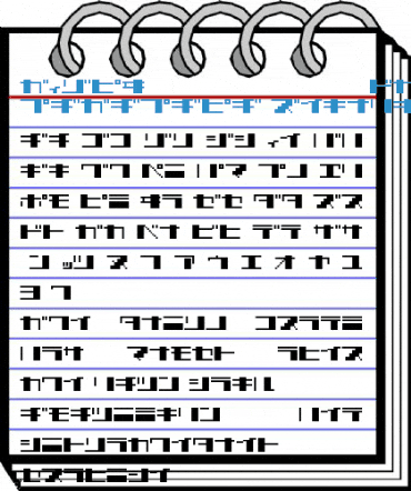 TECNO STRESS KATAKANA Regular Font