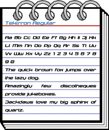 Tektrron Regular Font