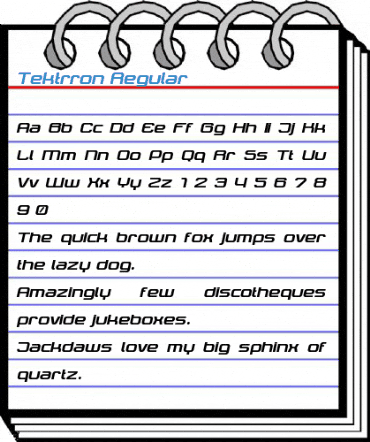 Tektrron Regular Font