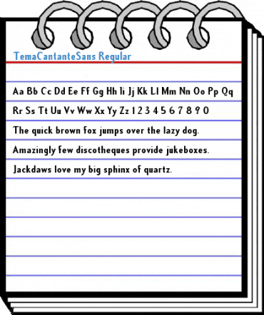 TemaCantanteSans Font