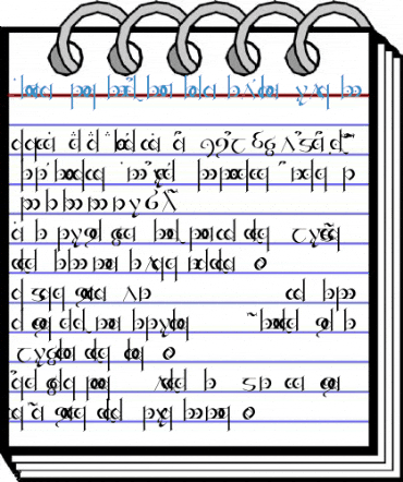 Tengwar Mornedhel Font