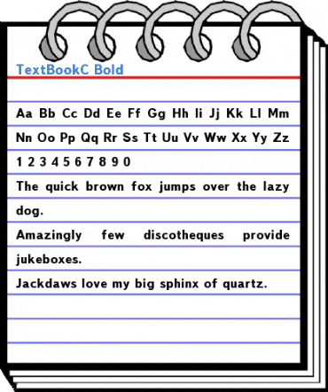 TextBookC Bold Font