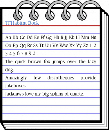 TFHabitat Book Font