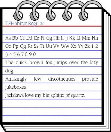 TFHabitat Regular Font