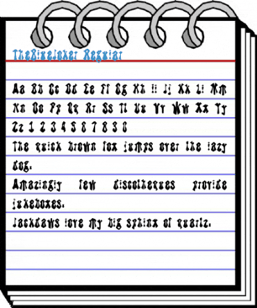 TheBlueJoker Font