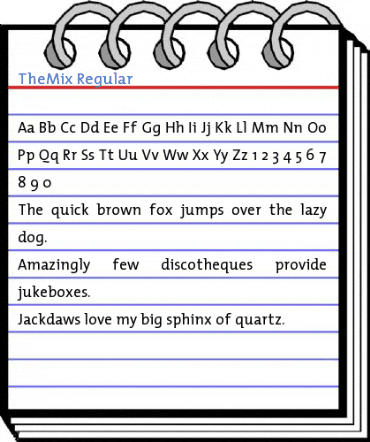 TheMix Regular Font