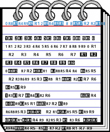 TransitLinie-R Regular Font