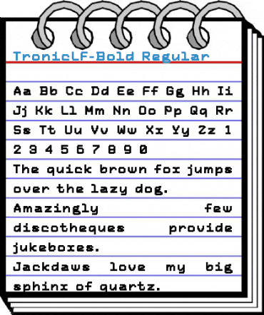 TronicLF-Bold Font