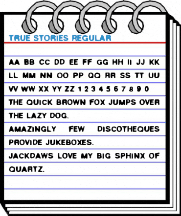 True Stories Font