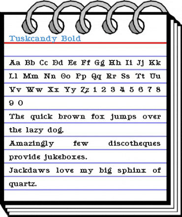 Tuskcandy Font